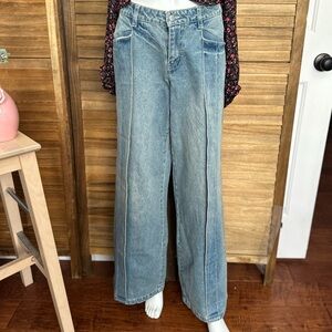 Fashion Nova Denim Wide Leg Jeans